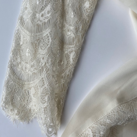 Tie Front Lace Romper - Picture 3 of 5